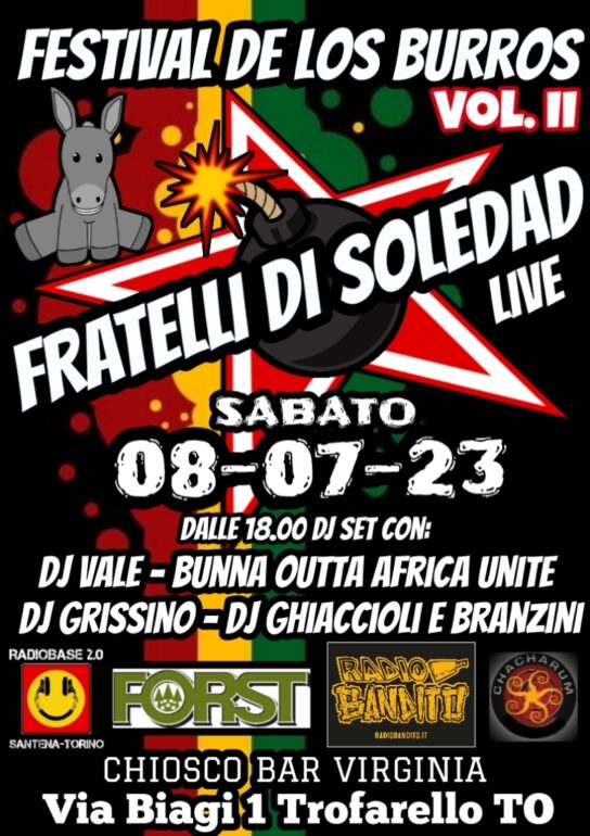 Festival De Los Burros Vol 2 Fratelli di Soledad 8 luglio 2023