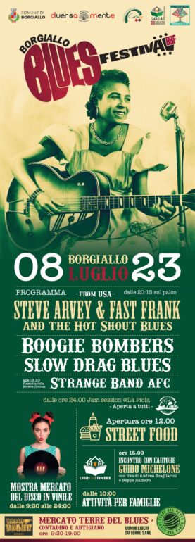 Festival Blues 8 luglio 2023 a Borgiallo Trasmesso Live da Radio Bandito