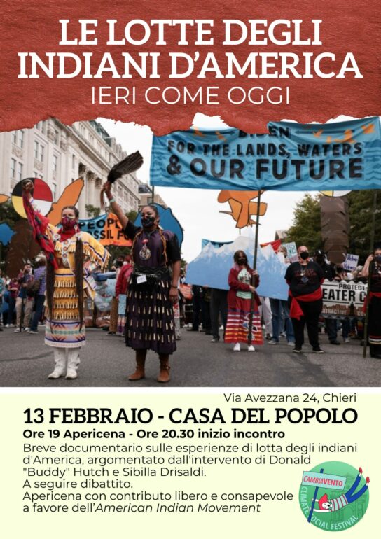 Le lotte degli Indiani d'America Evento 2026